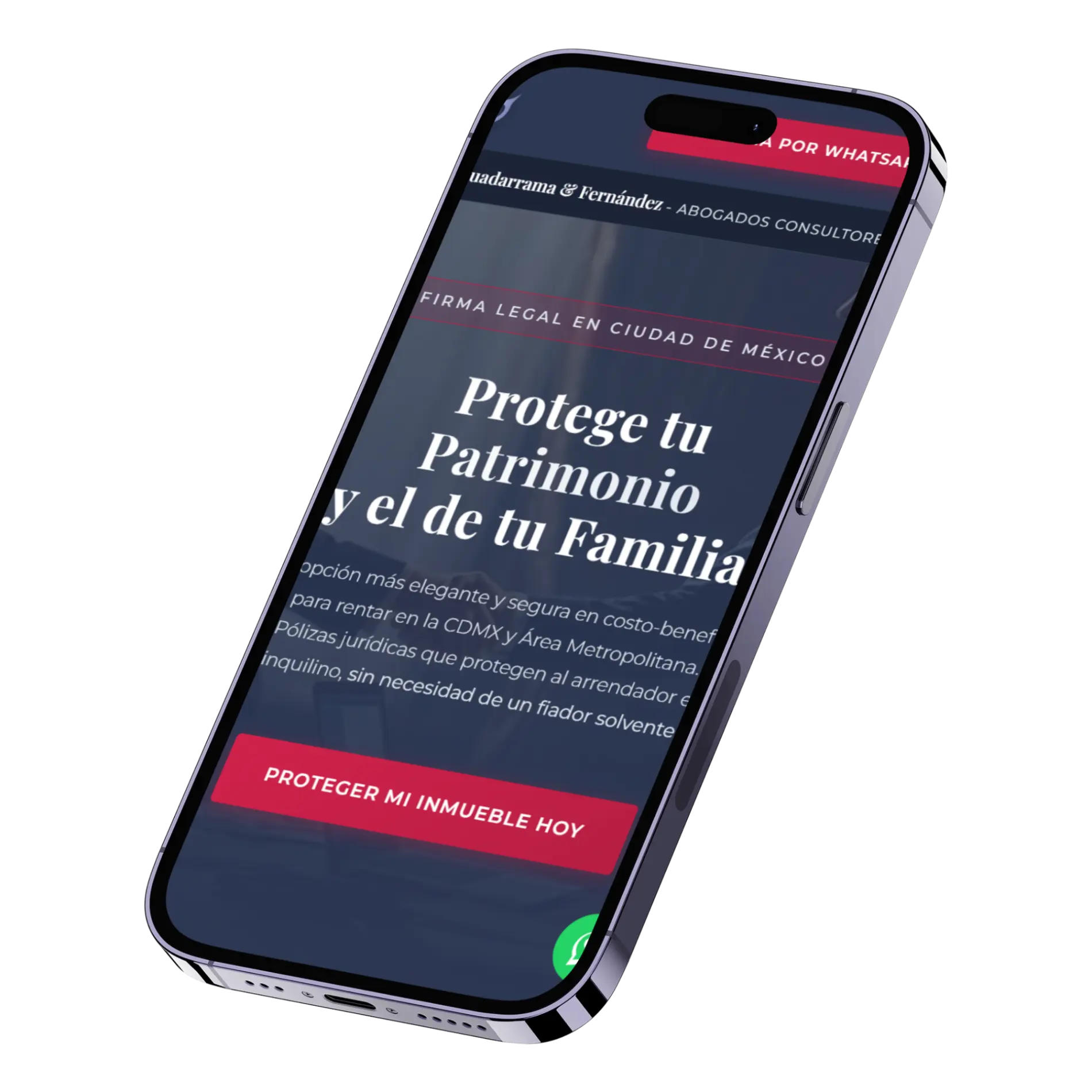 Diseño Web Profesional para Firma de Abogados GYF